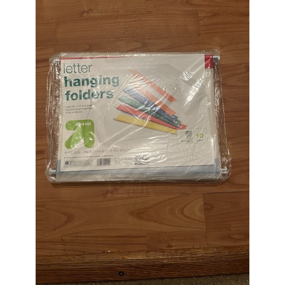 10 Count Up & Up x Target Hanging File Folders 8.5"x11"